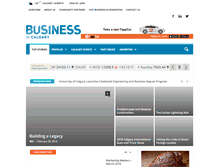 Tablet Screenshot of businessincalgary.com